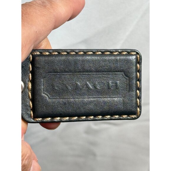 Coach Signature Sufflette C Canvas & Leather Hobo Shoulder Crossbody Bag - Picture 10 of 15